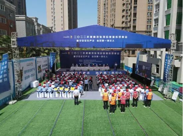 生命至上 科學救援——公司舉行2022年度高處墜落事故應急救援演練